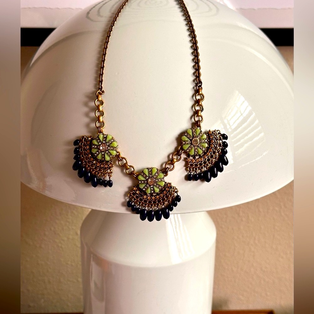 J CREW NECKLACE BIB BOHO STATEMENT